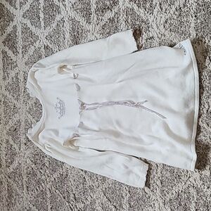 2 for $35 - Premium baby Roots Girls 3T White Knit Dress with Lining